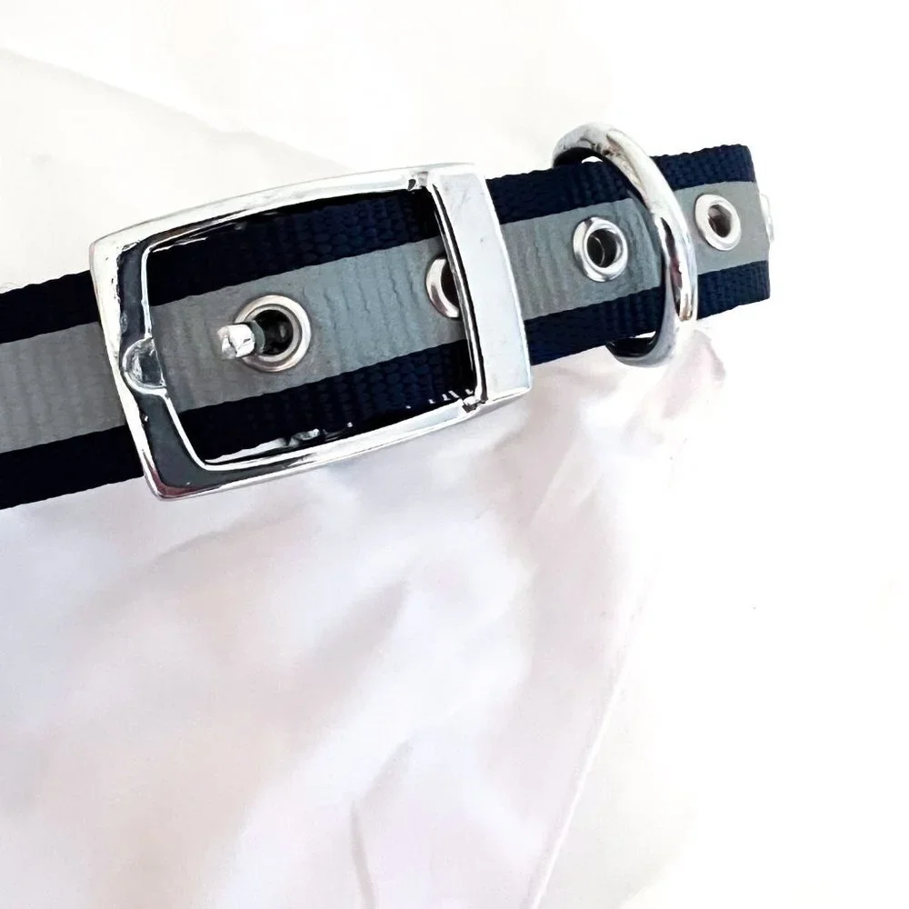 University of Michigan Reflective Dog collar with attached bandana NEW